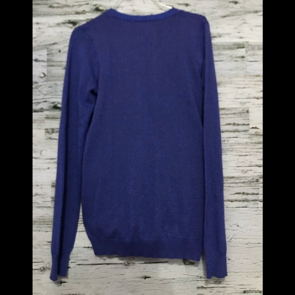 G:21 Purple shimmery button down purple cardigan - Picture 5 of 5